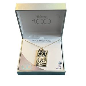 Disney 100 Years of Wonder Mickey Mouse Card Necklace